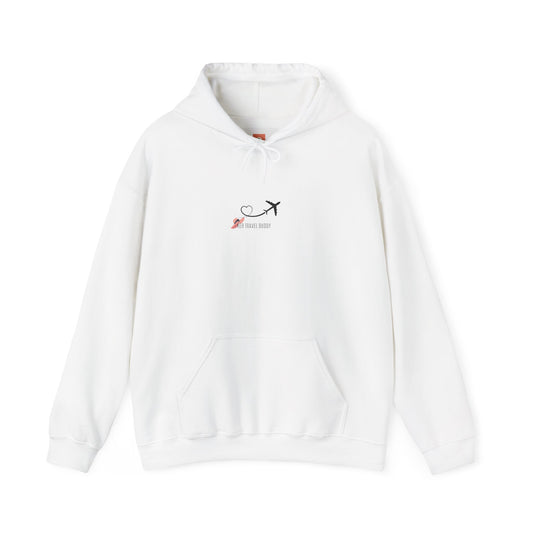 Travel-Inspired Women's Hoodie - Adventure Awaits Sweatshirt, Cozy Clothing, Gift for Travelers, Travel Merchandise