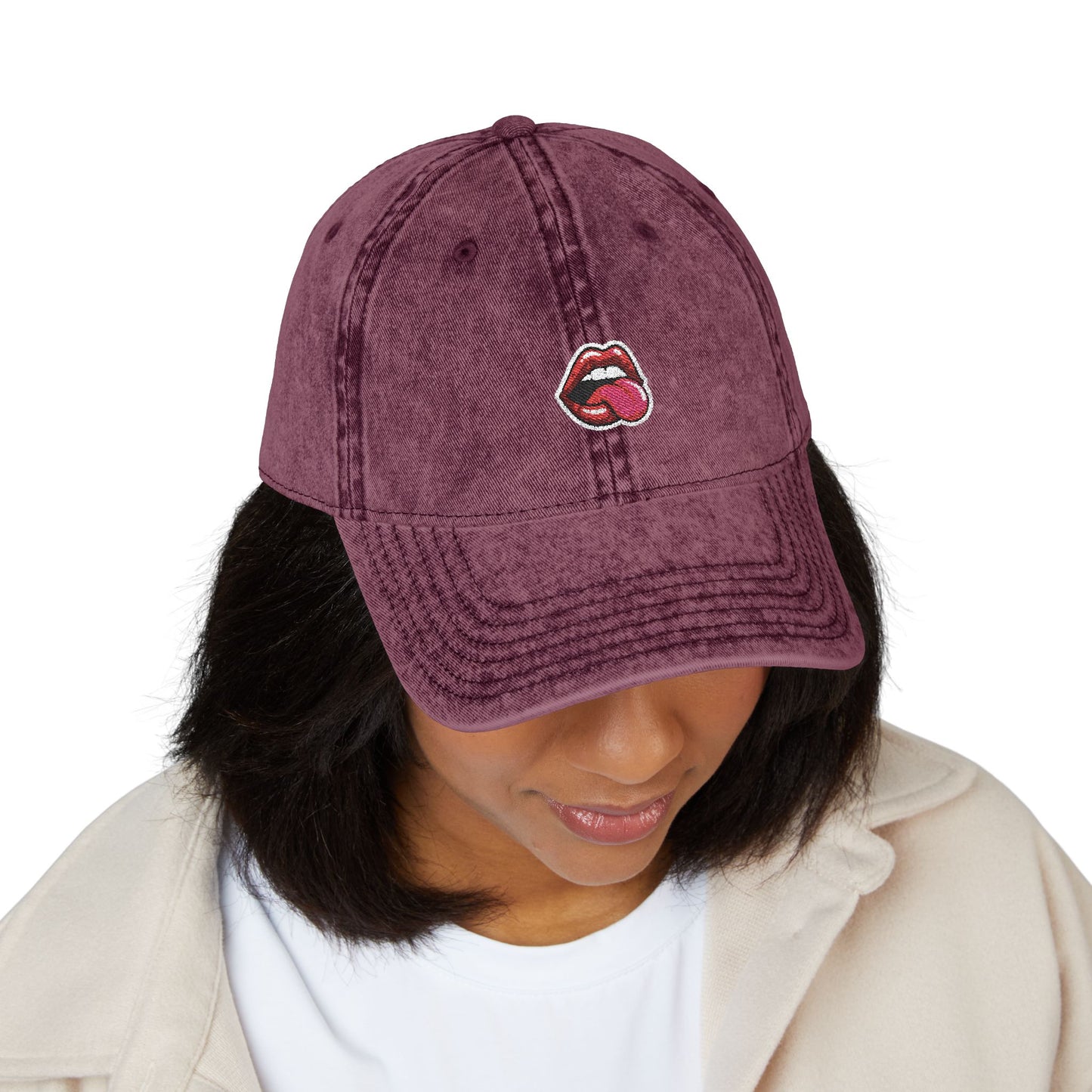 Vintage Embroidered Cap - Retro Hat, Casual Wear, Summer Accessory, Festival Gear, Gift Idea