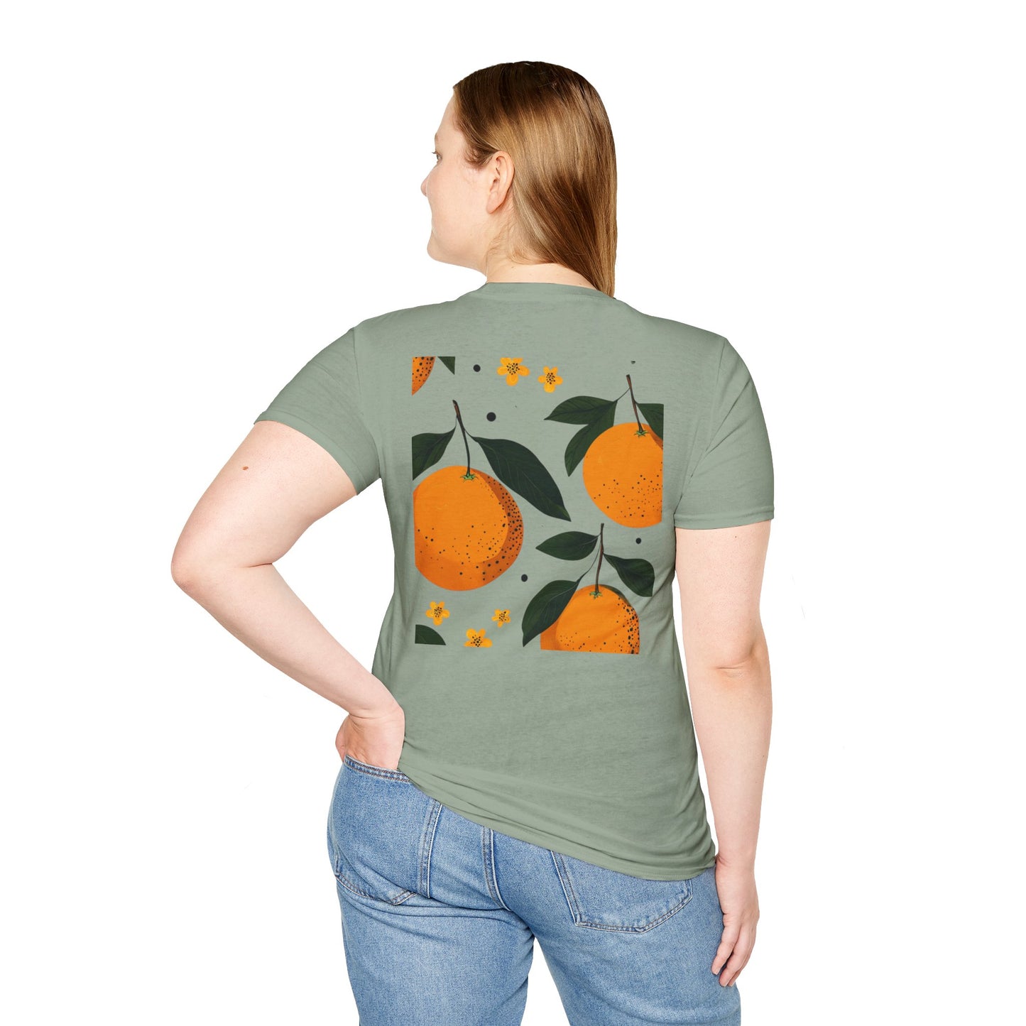 Citrus Grove Unisex T-Shirt | Softstyle Tee for Summer Vibes, Gifts, Casual Wear, Nature Lovers, Fashion Statement