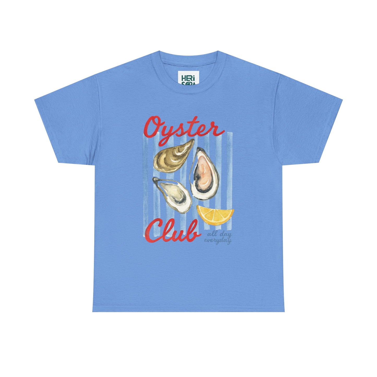 Oyster Club Tee | Casual Cotton Shirt for Seafood Lovers, Artisan Gift, Summer Outing Tee, Coastal Vibes, Ocean-Themed Apparel