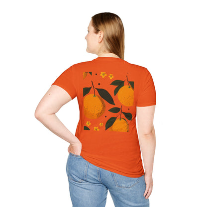 Citrus Grove Unisex T-Shirt | Softstyle Tee for Summer Vibes, Gifts, Casual Wear, Nature Lovers, Fashion Statement