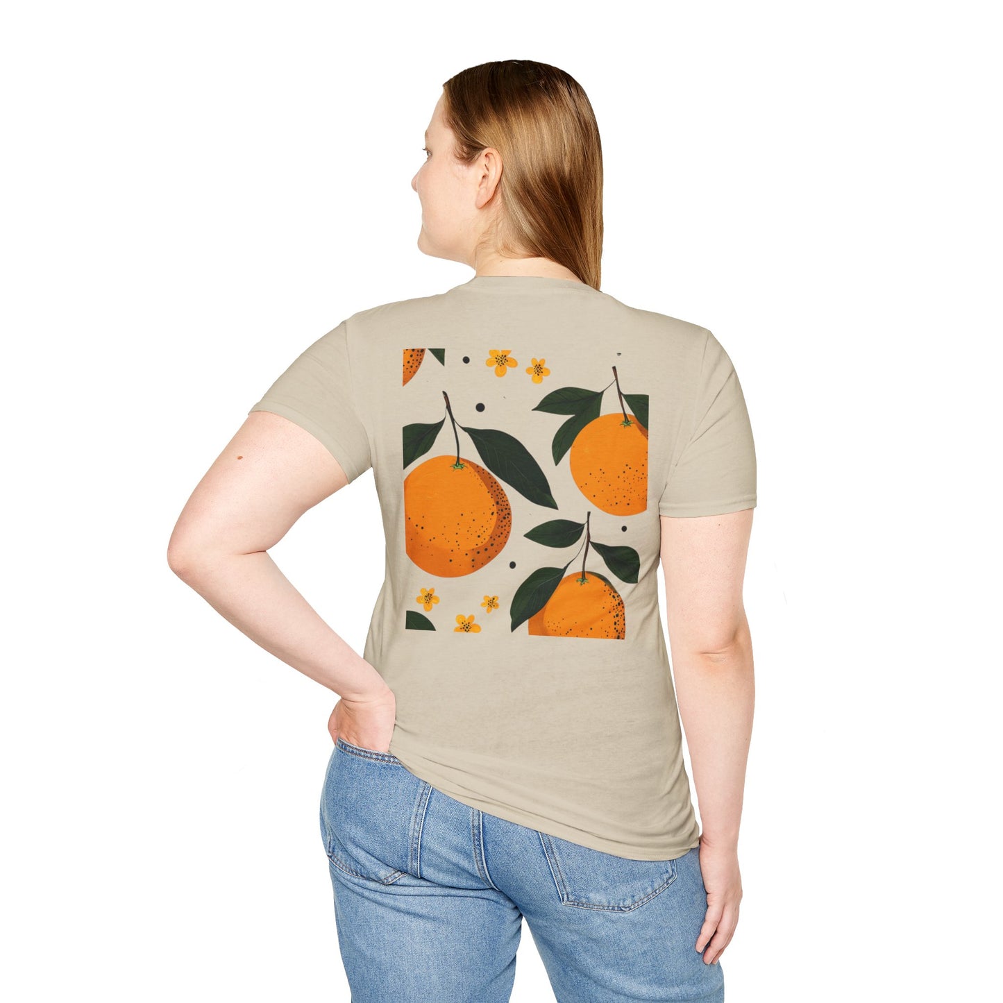 Citrus Grove Unisex T-Shirt | Softstyle Tee for Summer Vibes, Gifts, Casual Wear, Nature Lovers, Fashion Statement