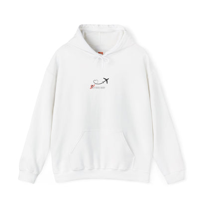 Travel-Inspired Women's Hoodie - Adventure Awaits Sweatshirt, Cozy Clothing, Gift for Travelers, Travel Merchandise