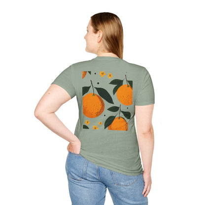 Citrus Grove Unisex T-Shirt | Softstyle Tee for Summer Vibes, Gifts, Casual Wear, Nature Lovers, Fashion Statement
