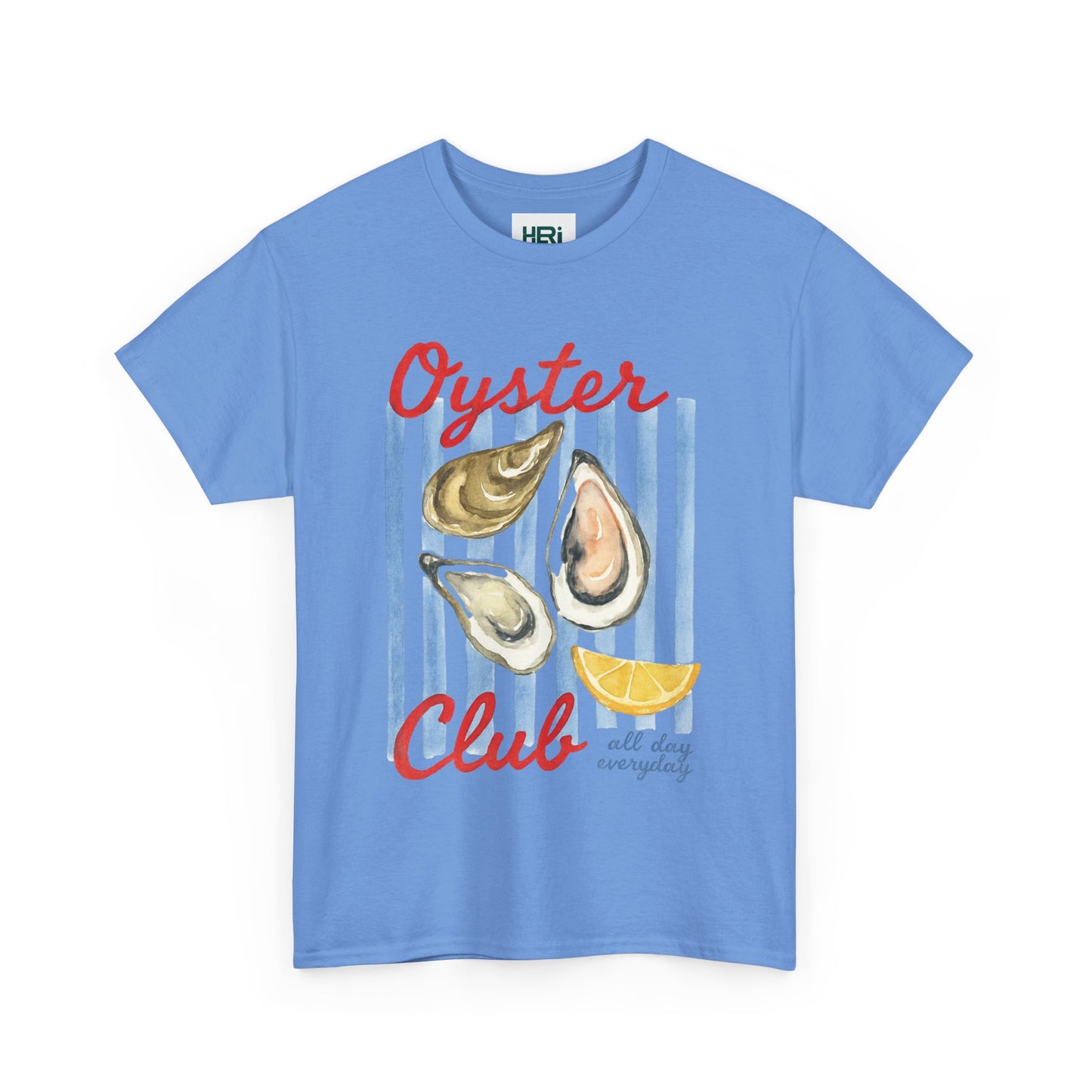 Oyster Club Tee | Casual Cotton Shirt for Seafood Lovers, Artisan Gift, Summer Outing Tee, Coastal Vibes, Ocean-Themed Apparel